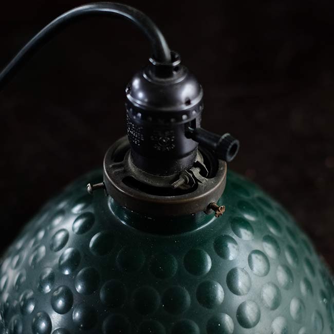 A stand lamp made from laboratory equipment