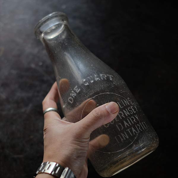 HAZEL ATLAS Milk Bottle