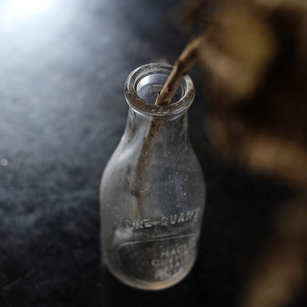 HAZEL ATLAS Milk Bottle