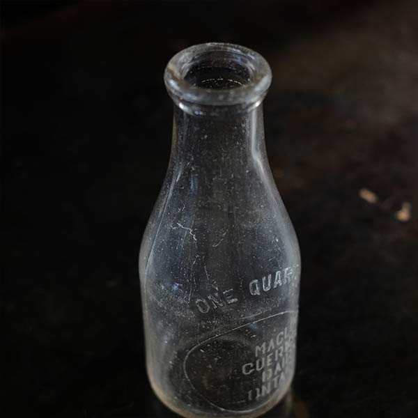HAZEL ATLAS Milk Bottle