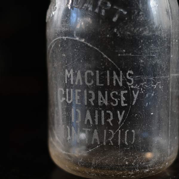 HAZEL ATLAS Milk Bottle
