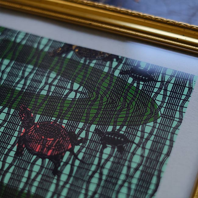 Lithograph "Turtle"