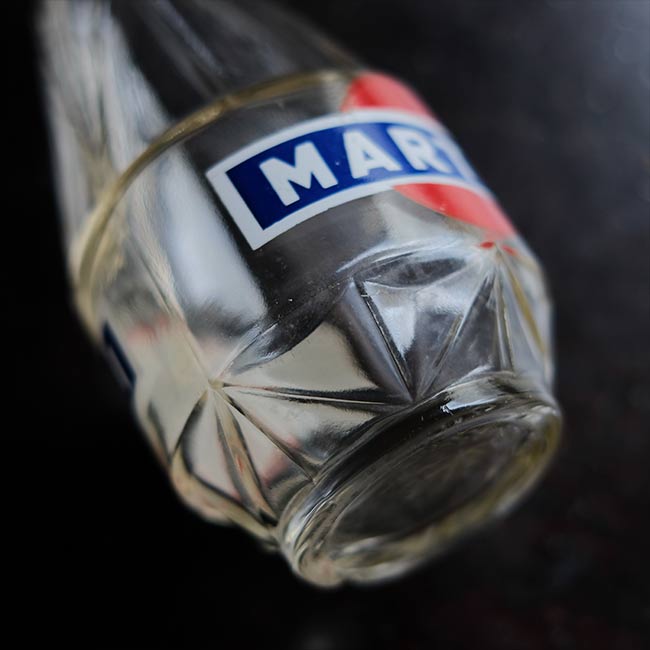 MARTINI glass bottle