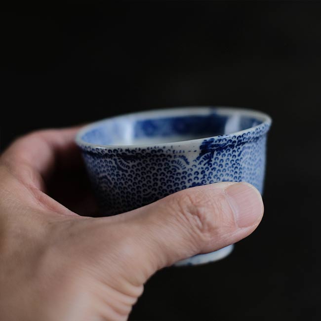 印判 微塵唐草 向付