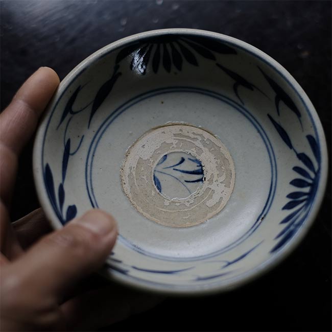 Chrysanthemum design namasu (deep dish)