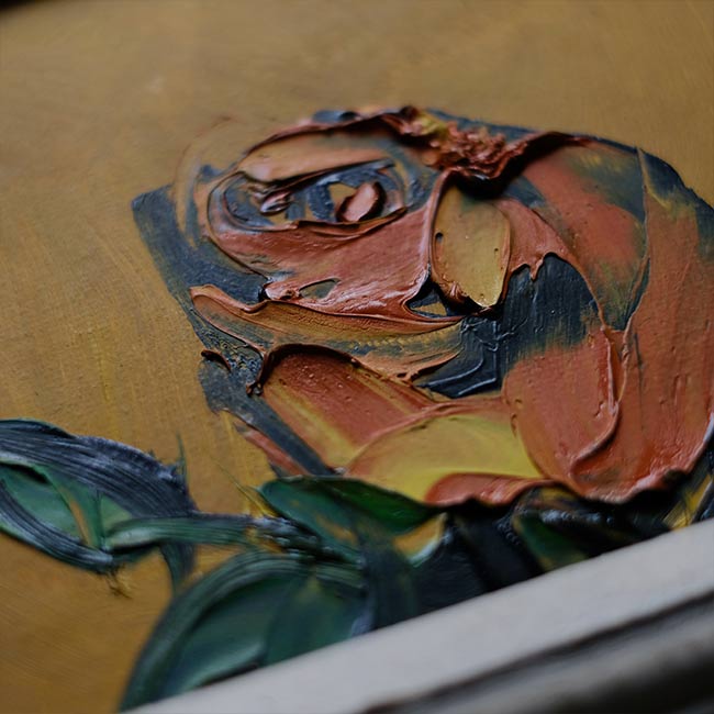 Oil painting "Rose"