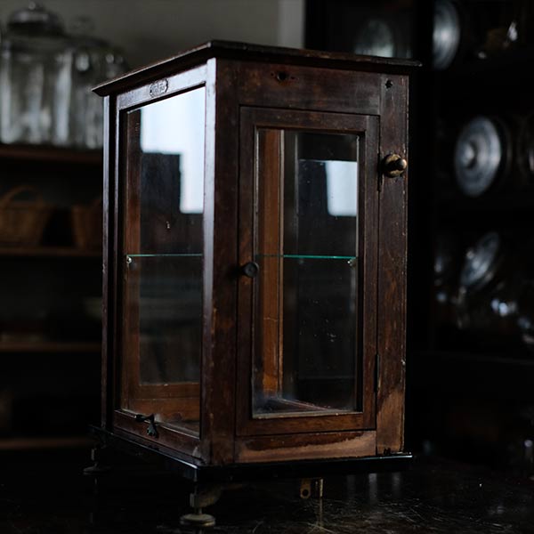A showcase using a scale case