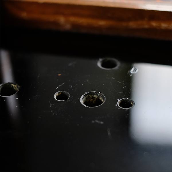 A showcase using a scale case