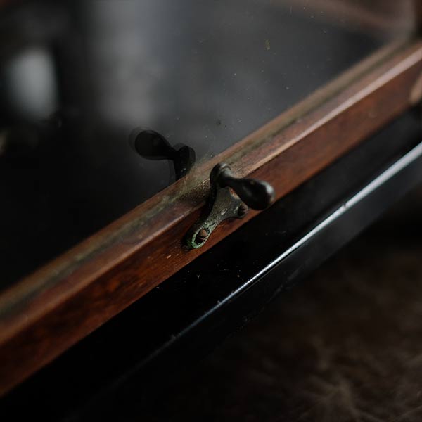 A showcase using a scale case