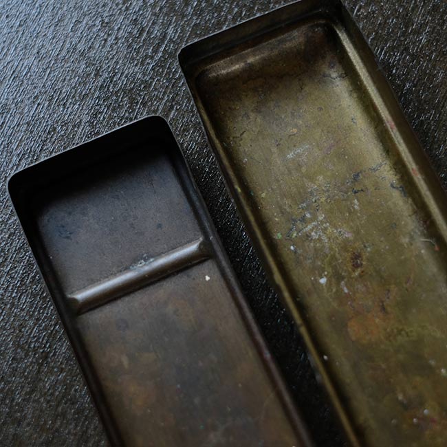 Brass pencil case