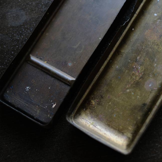 Brass pencil case