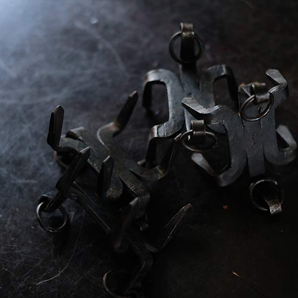 Iron crampons