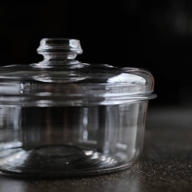 Blown glass container