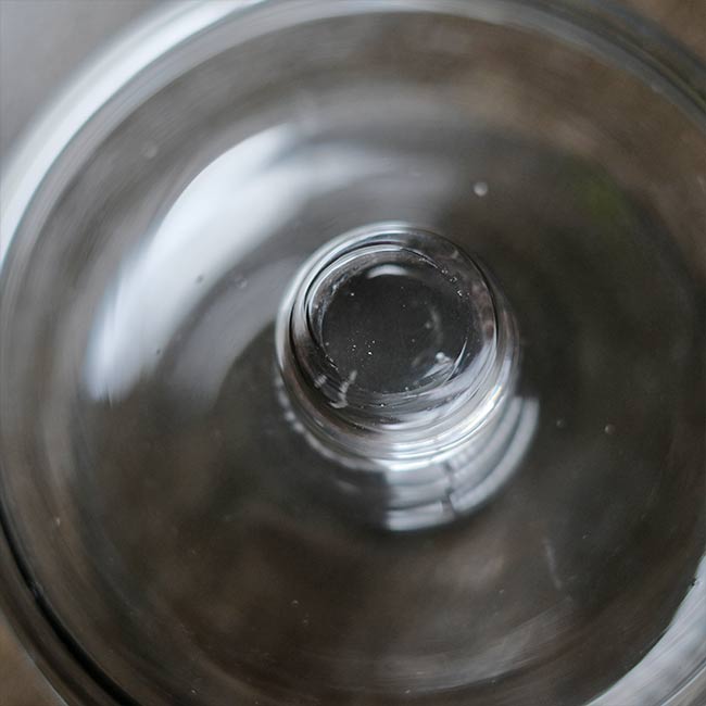 Blown glass container