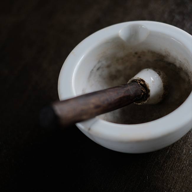 Used mortar