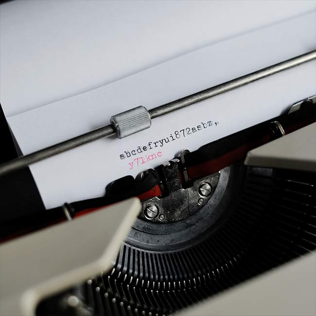 OLIVETTI Lettera 25 typewriter ink ribbon replaced