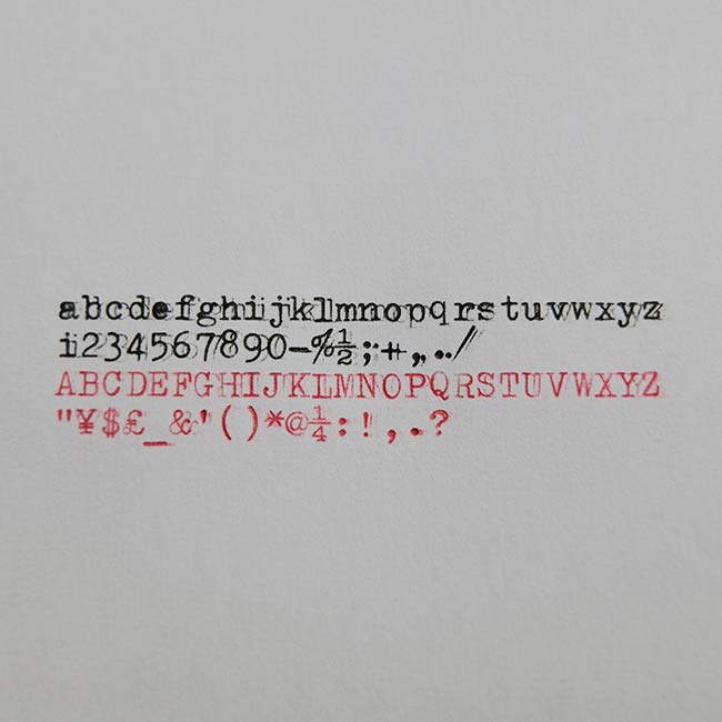 OLIVETTI Lettera 25 typewriter ink ribbon replaced