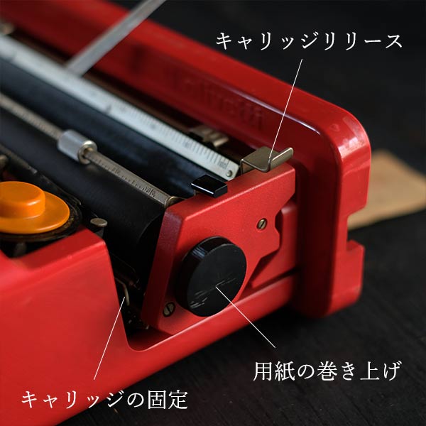 OLIVETTI Valentine typewriter ink ribbon replaced