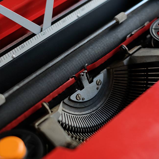 OLIVETTI Valentine S タイプライター インクリボン交換済み 訳あり