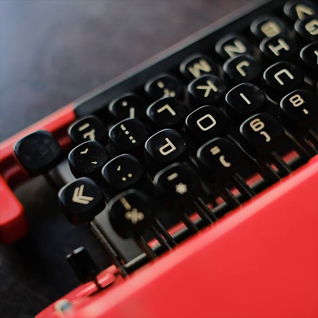 OLIVETTI Valentine S typewriter ink ribbon replaced