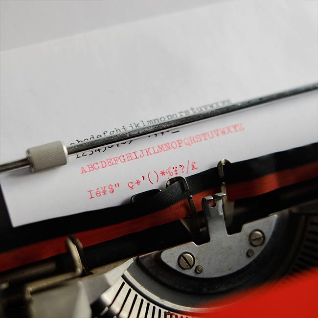 OLIVETTI Valentine S typewriter ink ribbon replaced