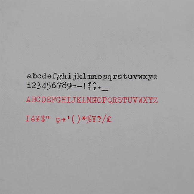 OLIVETTI Valentine S typewriter ink ribbon replaced