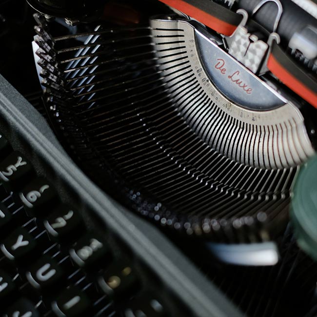 OLYMPIA De Luxe SM3 typewriter ink ribbon replaced