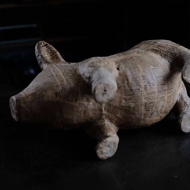 Paper Mache Pig