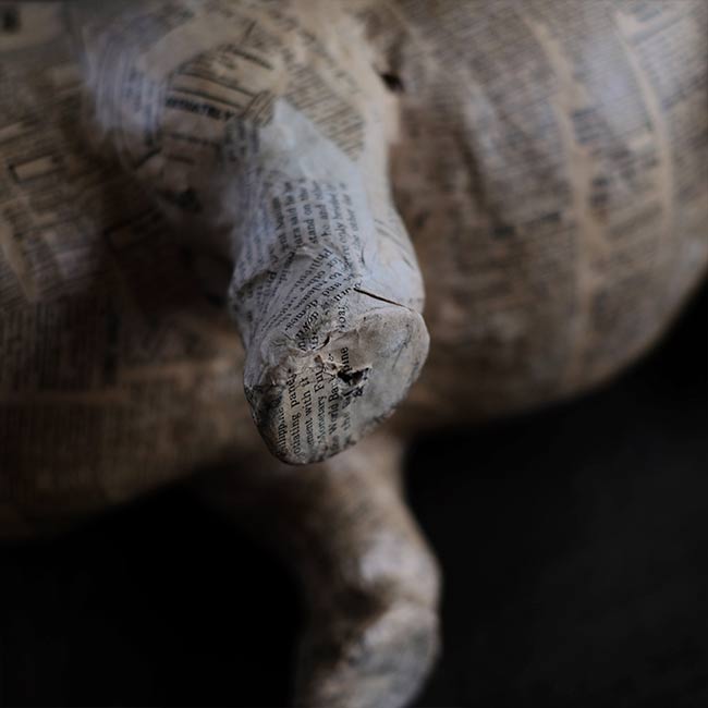 Paper Mache Pig