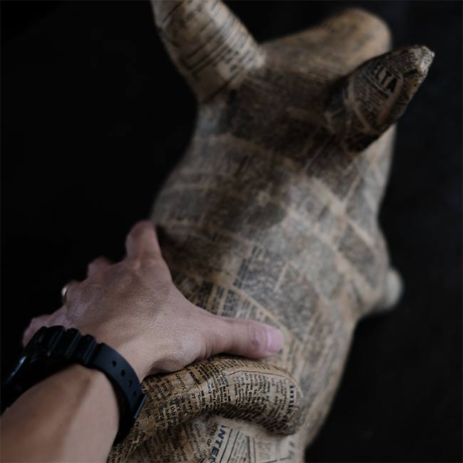Paper Mache Pig
