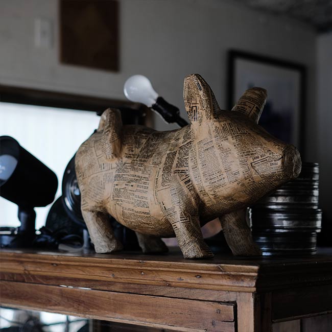 Paper Mache Pig