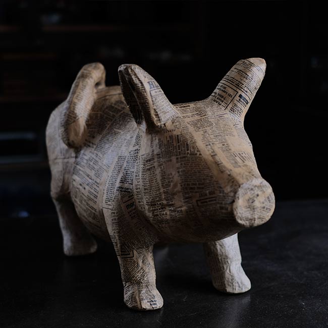 Paper Mache Pig