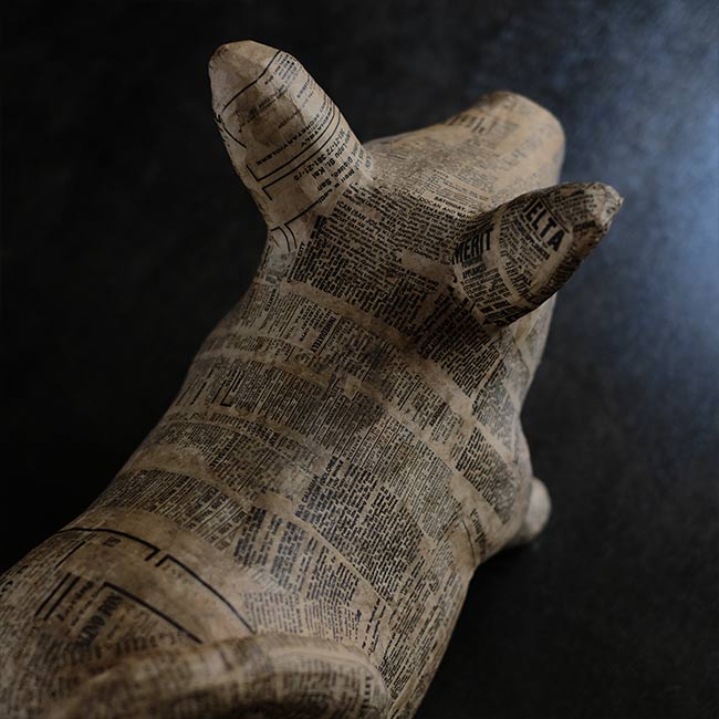 Paper Mache Pig