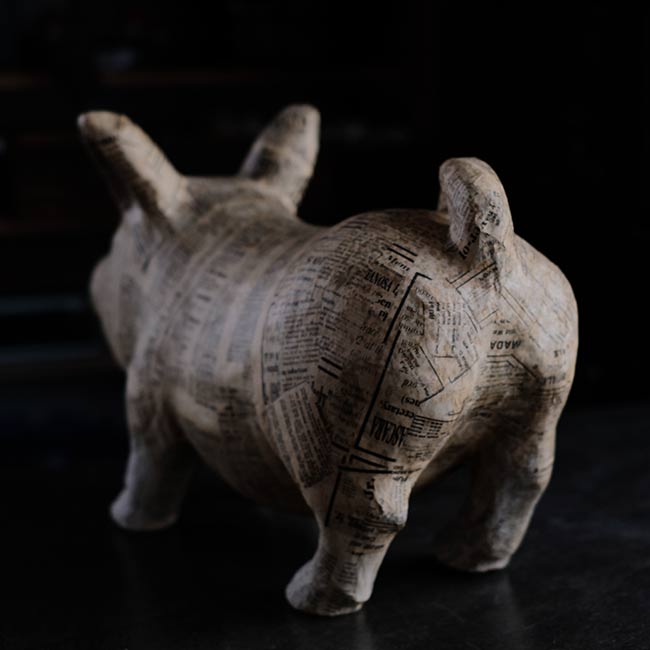 Paper Mache Pig