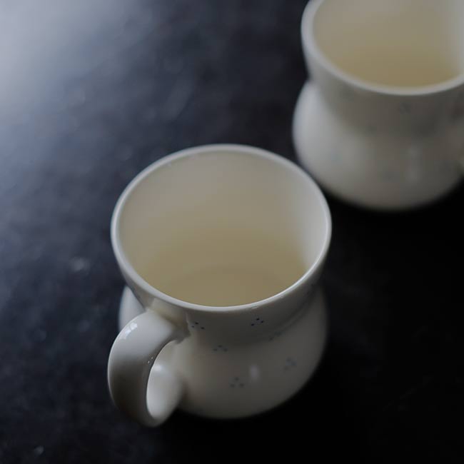 Hard ceramic cup