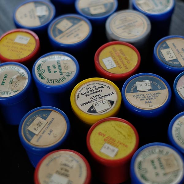 Case containing film