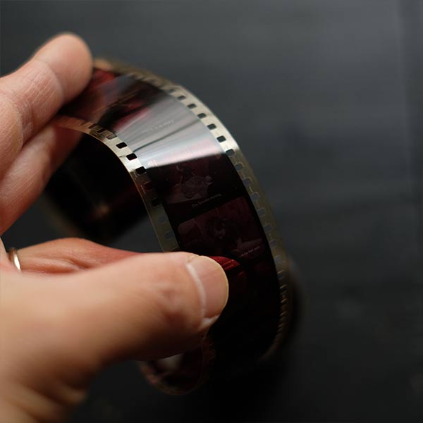 Case containing film