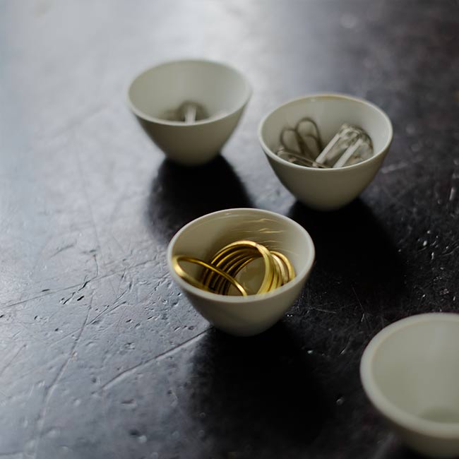 Porcelain mini crucible