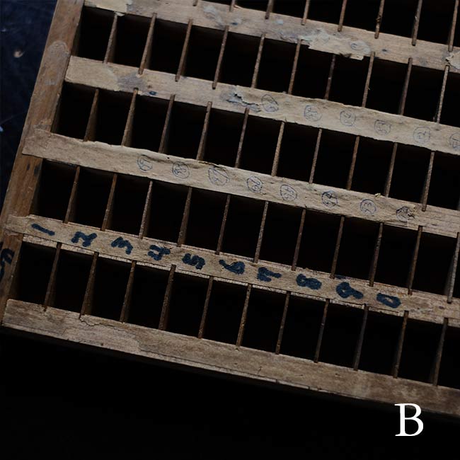 Letterpress printer tray