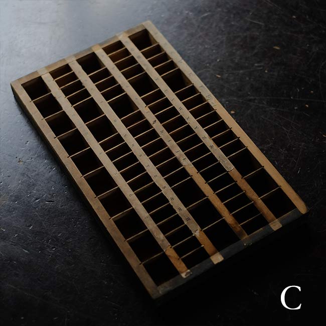 Letterpress printer tray