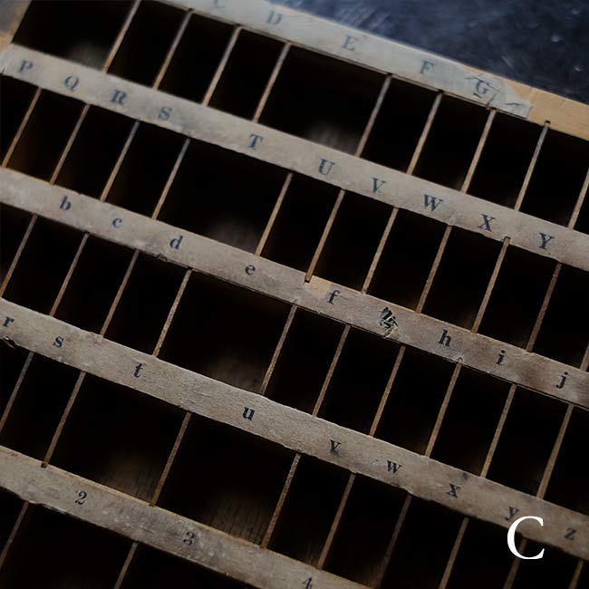Letterpress printer tray