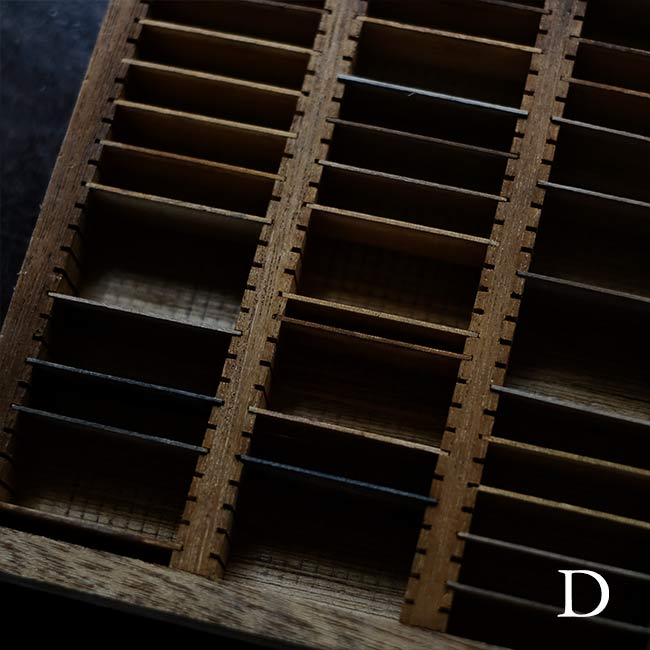 Letterpress printer tray