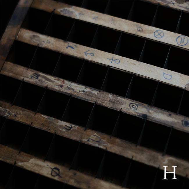 Letterpress printer tray