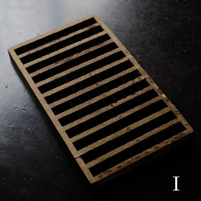 Letterpress printer tray