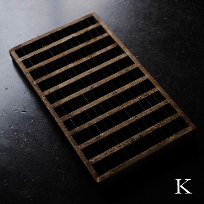 Letterpress printer tray