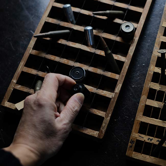 Letterpress printer tray