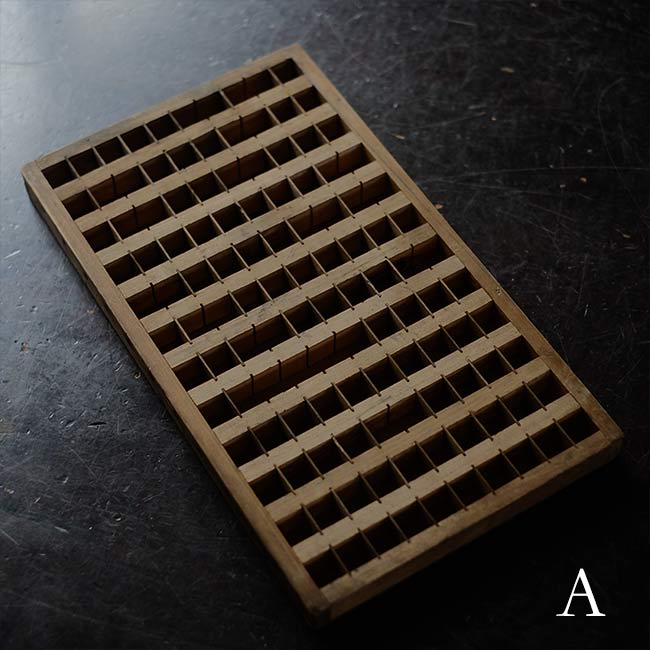 Letterpress printer tray