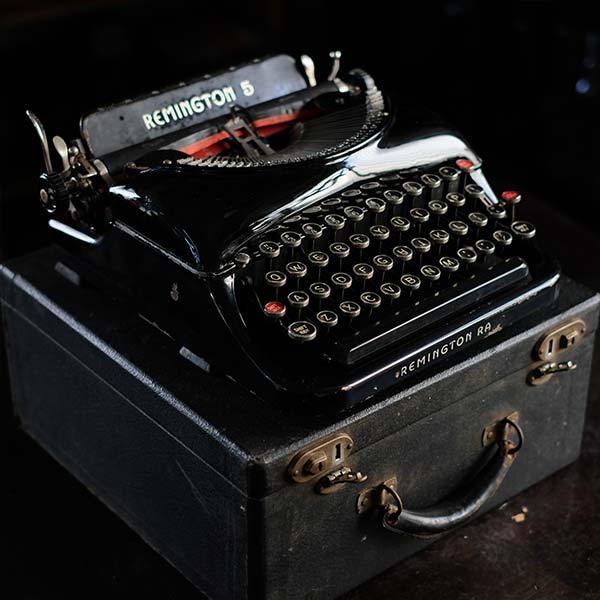 REMINGTON 5 typewriter ink ribbon replaced
