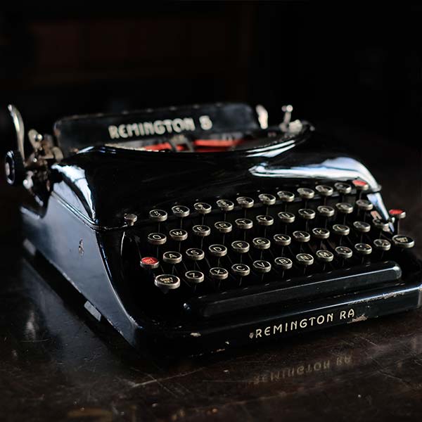 REMINGTON 5 typewriter ink ribbon replaced