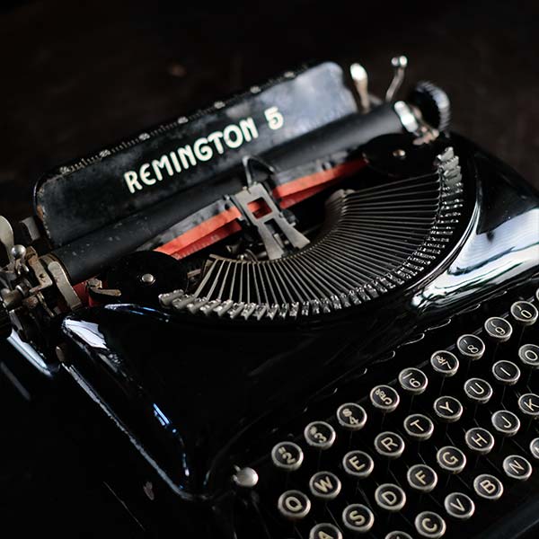 REMINGTON 5 typewriter ink ribbon replaced